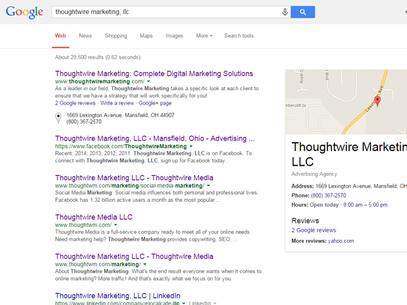 Google Search Example